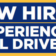 Now Hiring experienced drivers