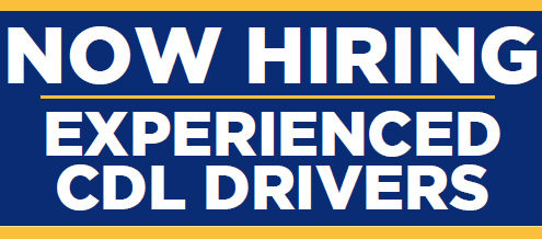 Now Hiring experienced drivers